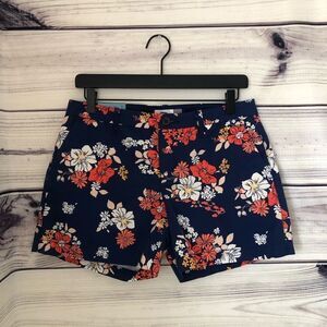 Old Navy Blue Floral Patterned Shorts Size 4 NWT